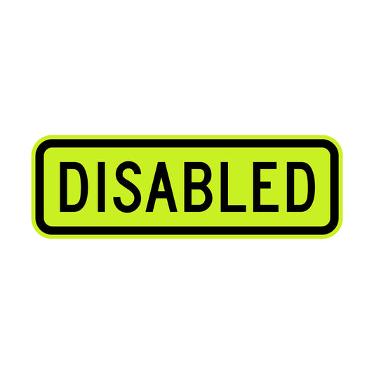 Warning: Disabled Sign