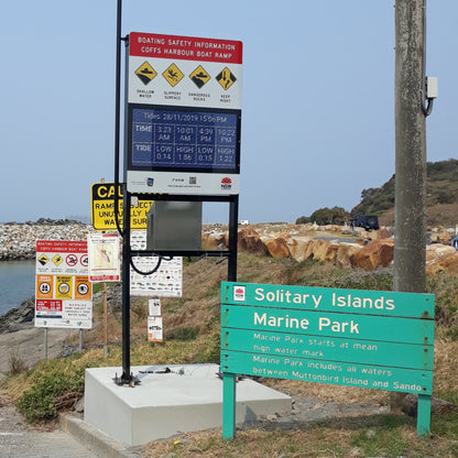 Boat Ramp Sign