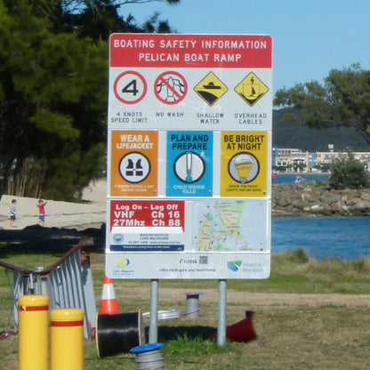 Boat Ramp Sign