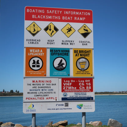 Boat Ramp Sign