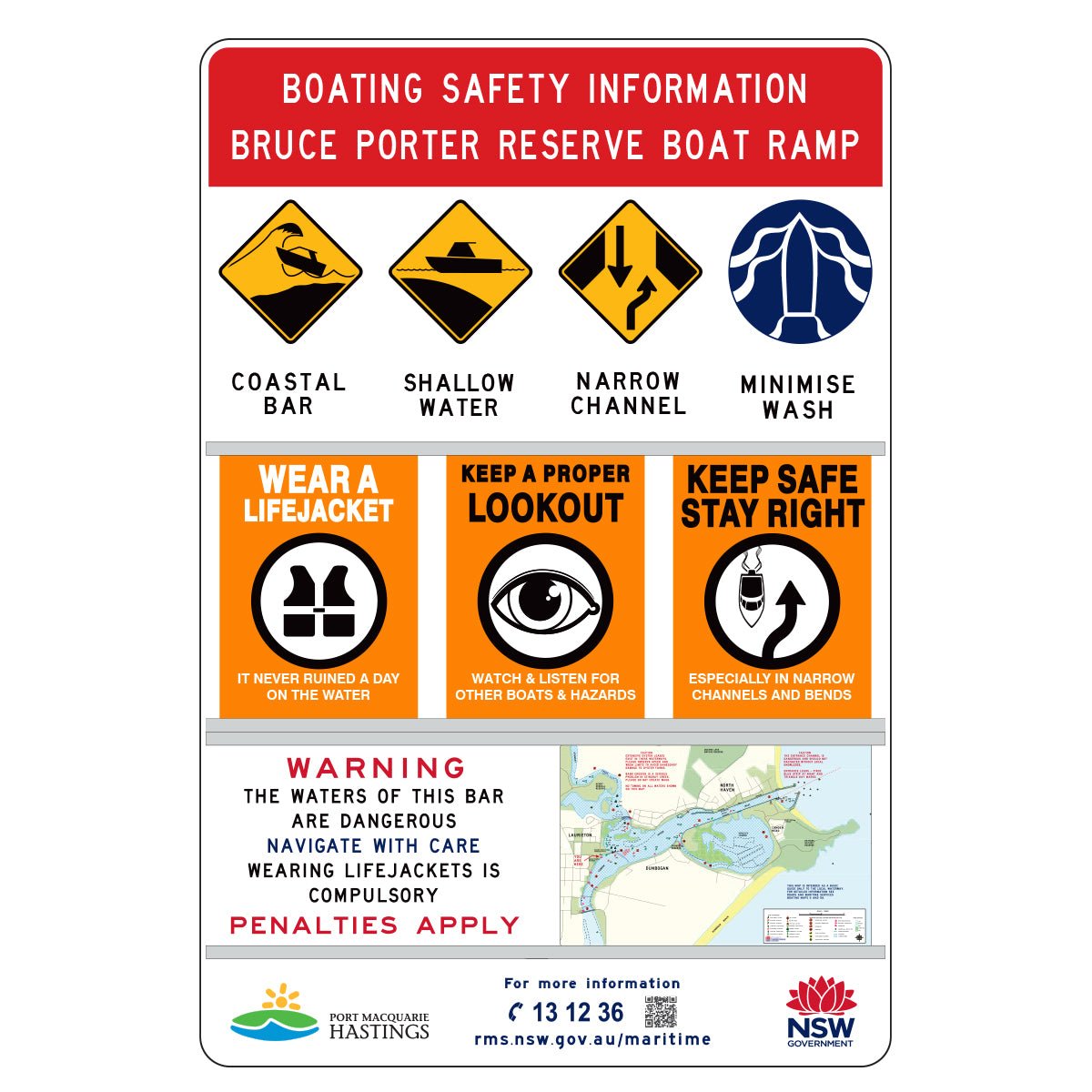 Boat Ramp Sign – HIVIS