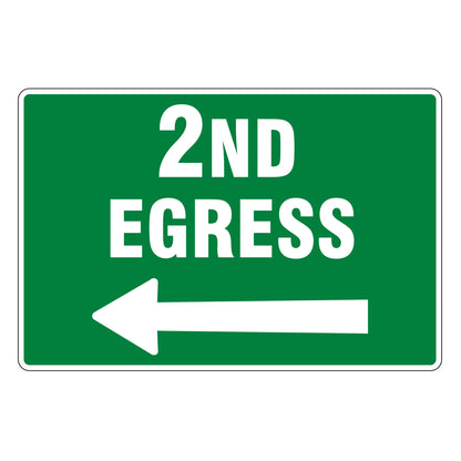 2nd Egress Signs