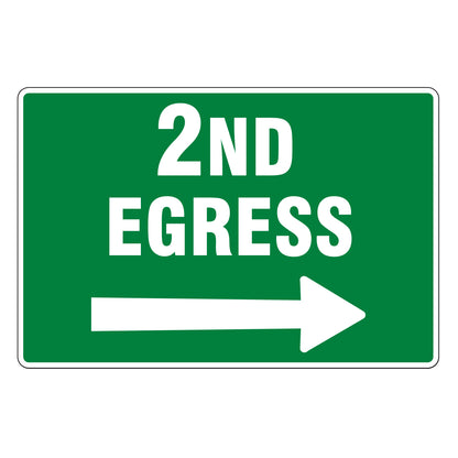 2nd Egress Signs