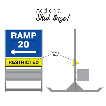 Rotating Tumbler Signs - Customisable