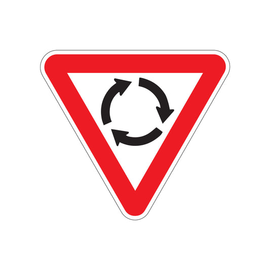 Give Way: Roundabout Sign