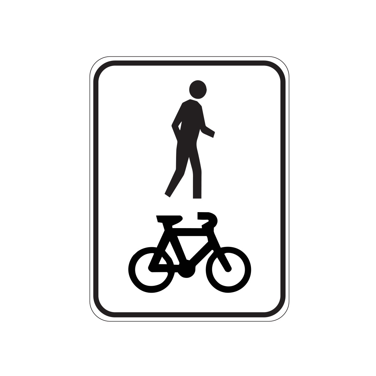 Shared Footway Sign – HIVIS