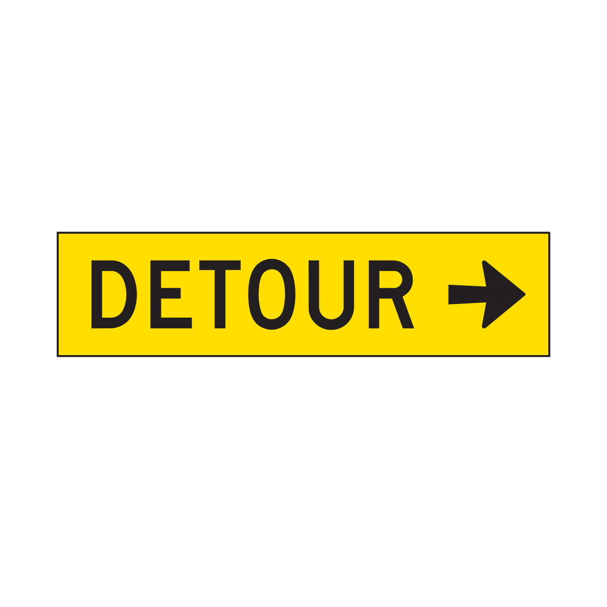 Detour Sign - Right