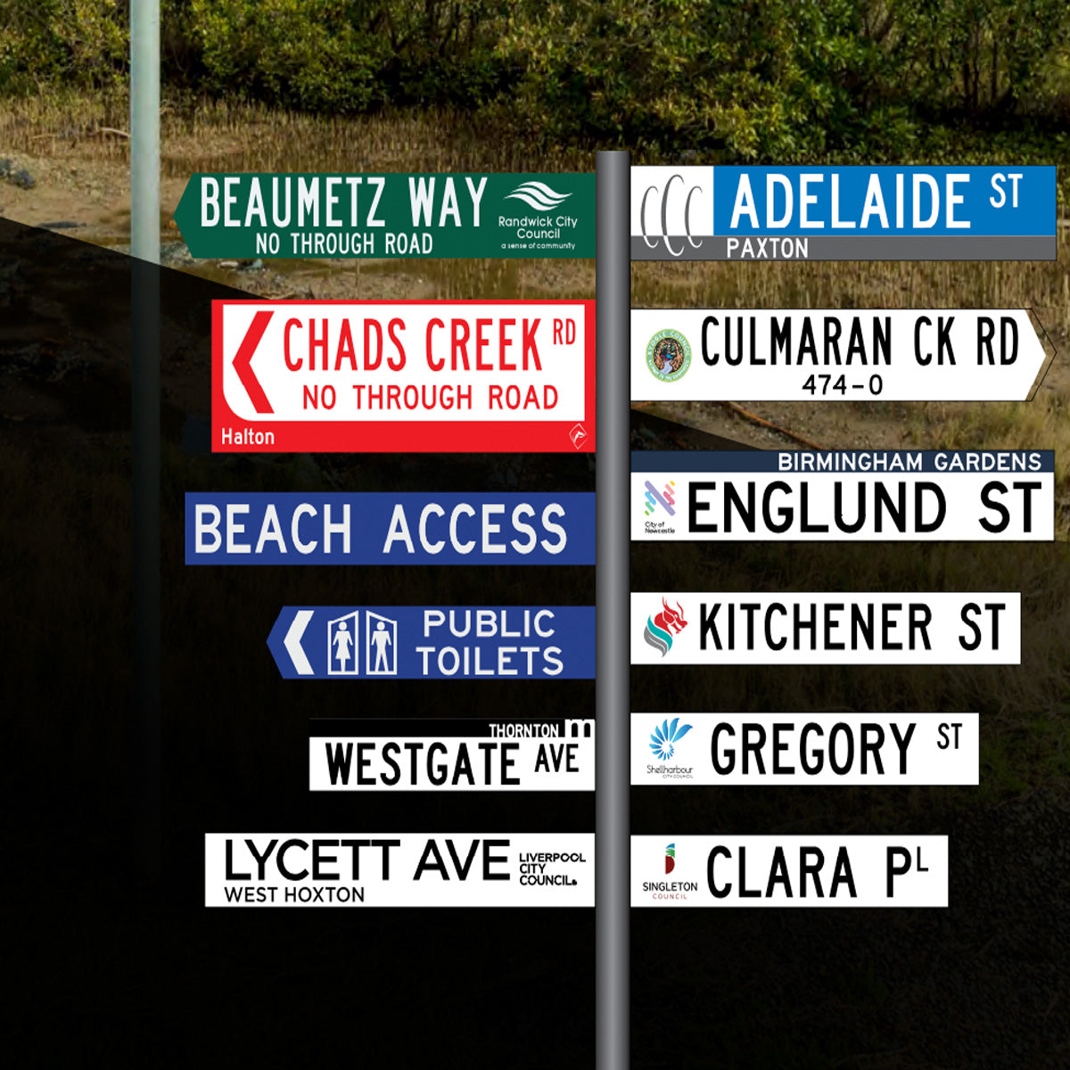 Street Name Signs